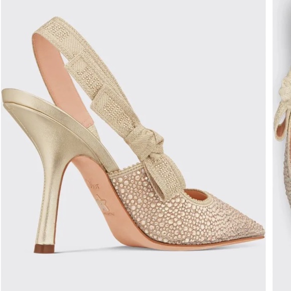 Dior Or J'Adior Slingback Pump Gold - Picture 2 of 8